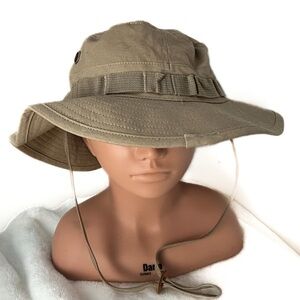 Gloryfire Fishing Camping Beige Adventure Hat OSFM